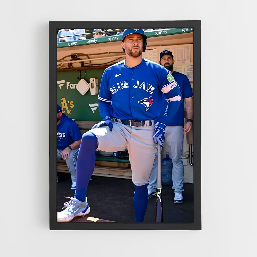 Poster Le Temps d'Attendre – affiche Baseball (vue 2)